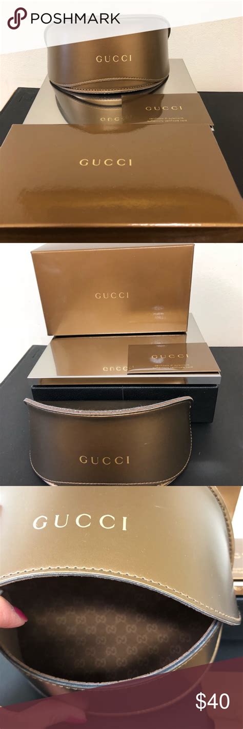 authentic gucci sunglass case|gucci sunglasses authentic original.